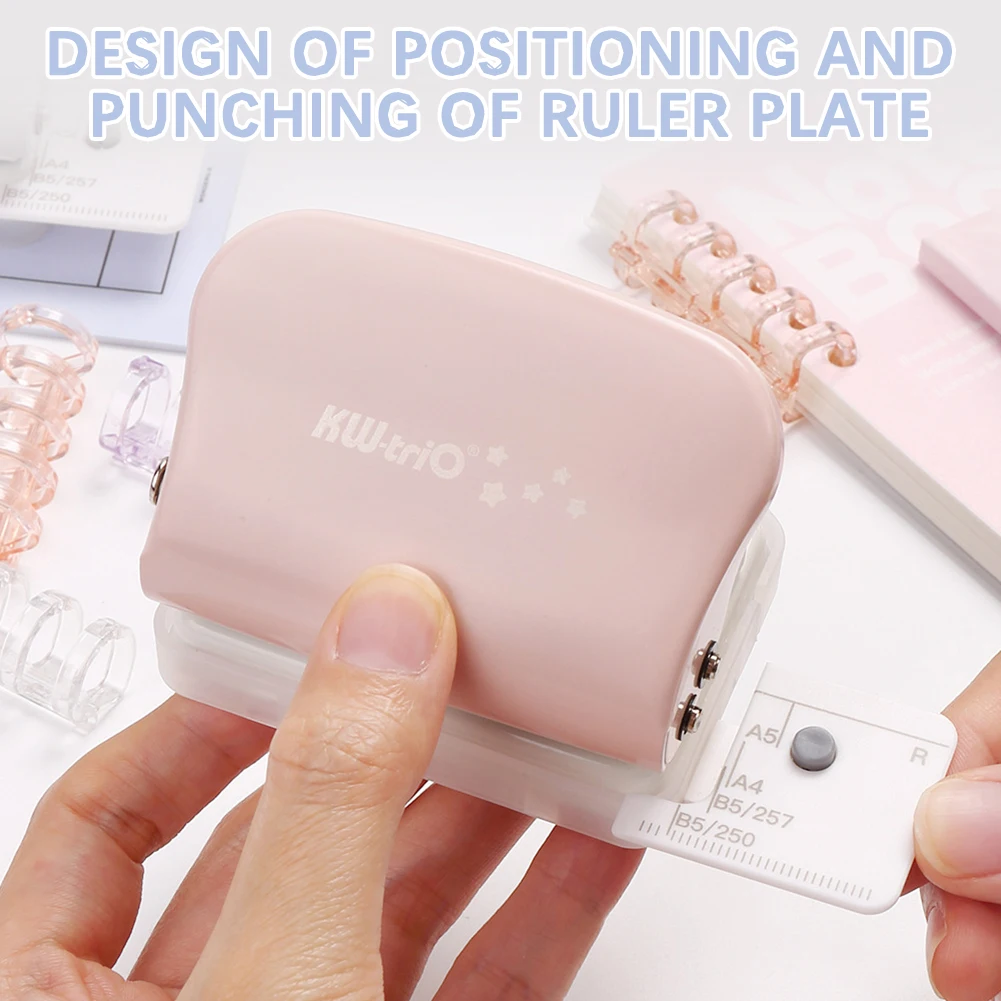 A4/30 หลุม A5/20 หลุม B5/26 หลุมกระดาษ Punches อเนกประสงค์แบบพกพาหลุม Punch Aid สําหรับงานฝีมือกระดาษ
