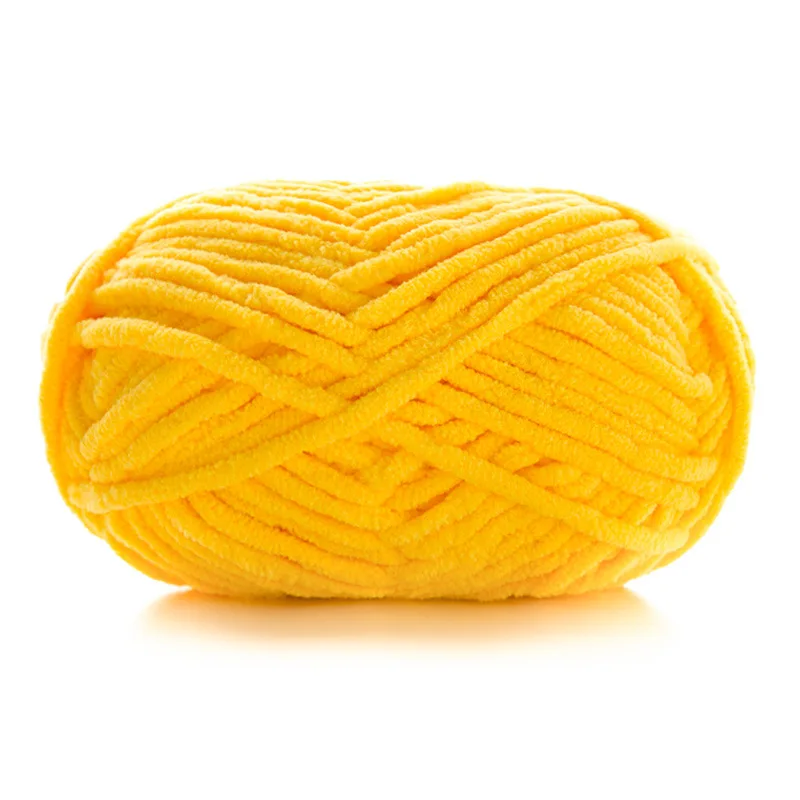 50g Dik Fluwelen Garen Handgemaakte DIY Breigaren Wol Lijn Baby Sjaal Hoed Zacht Chenille Garen Gebreide Wol