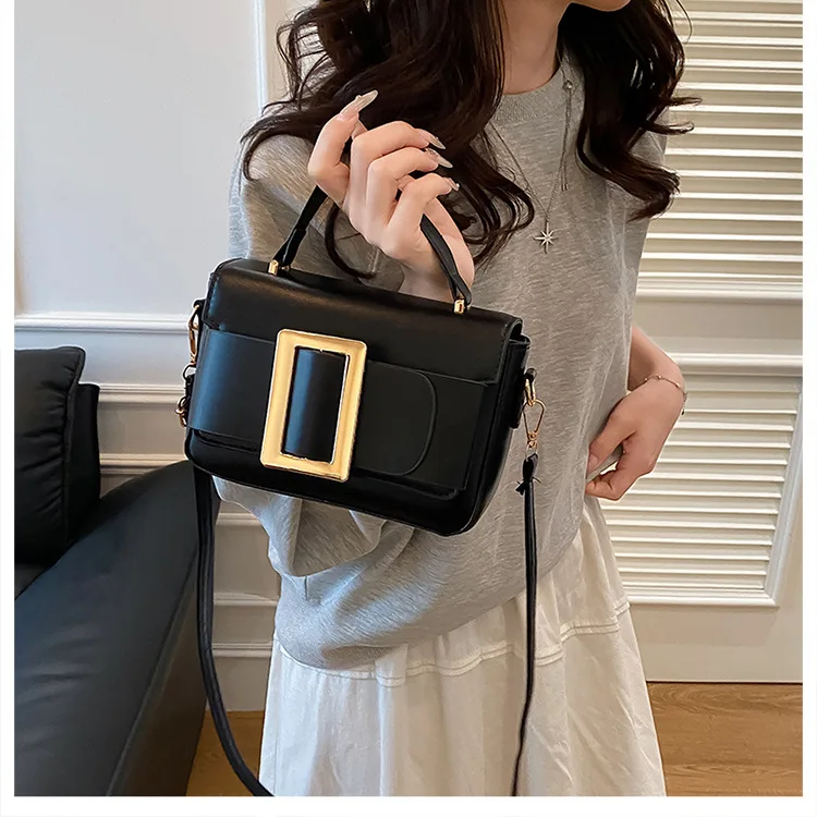 

Korean Fashion Square Bag 2026,Versatile Crossbody & Shoulder Purse, Soft Structured Mini Tote, Viral Aesthetic Day-to-Night Bag