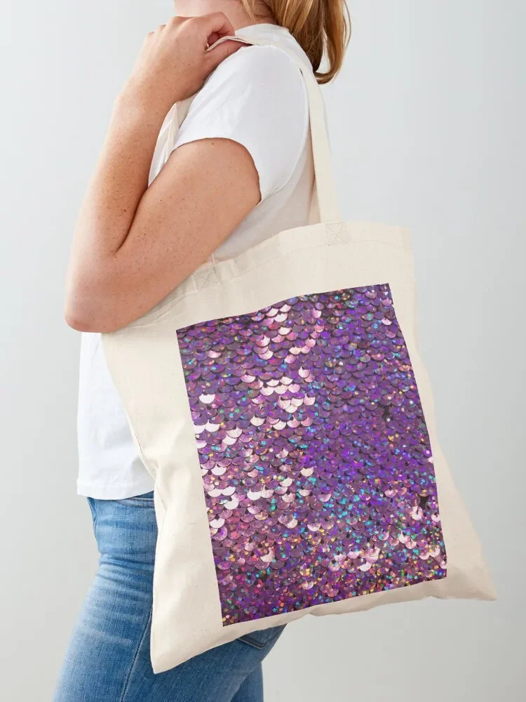 

Photographic Image of Brilliant Purple (Photo of Sequins Only - Not Reflective) Tote Bag