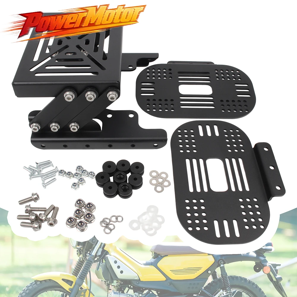 

Motorcycle Foldable Rear Luggage Rack Stretch For Yamaha PG-1 Moto Tail Box Mount Bracket Luggage Mount Plate Modified Parts
