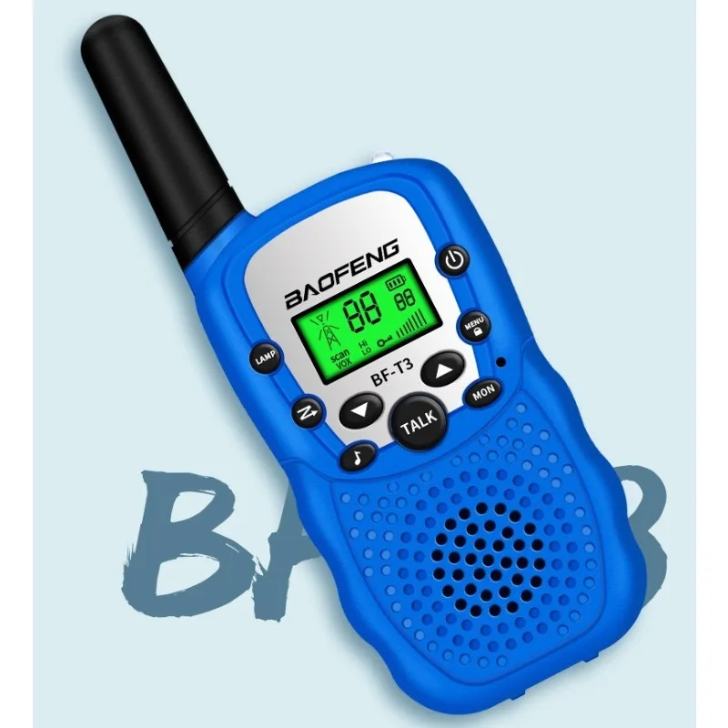 

Детский домофон Baofeng BF-T3 T388 PRM446 GMRS, портативная игрушка, 2-стороннее радио, 10-метровое радио, рация Baofeng, красочная рация, рация