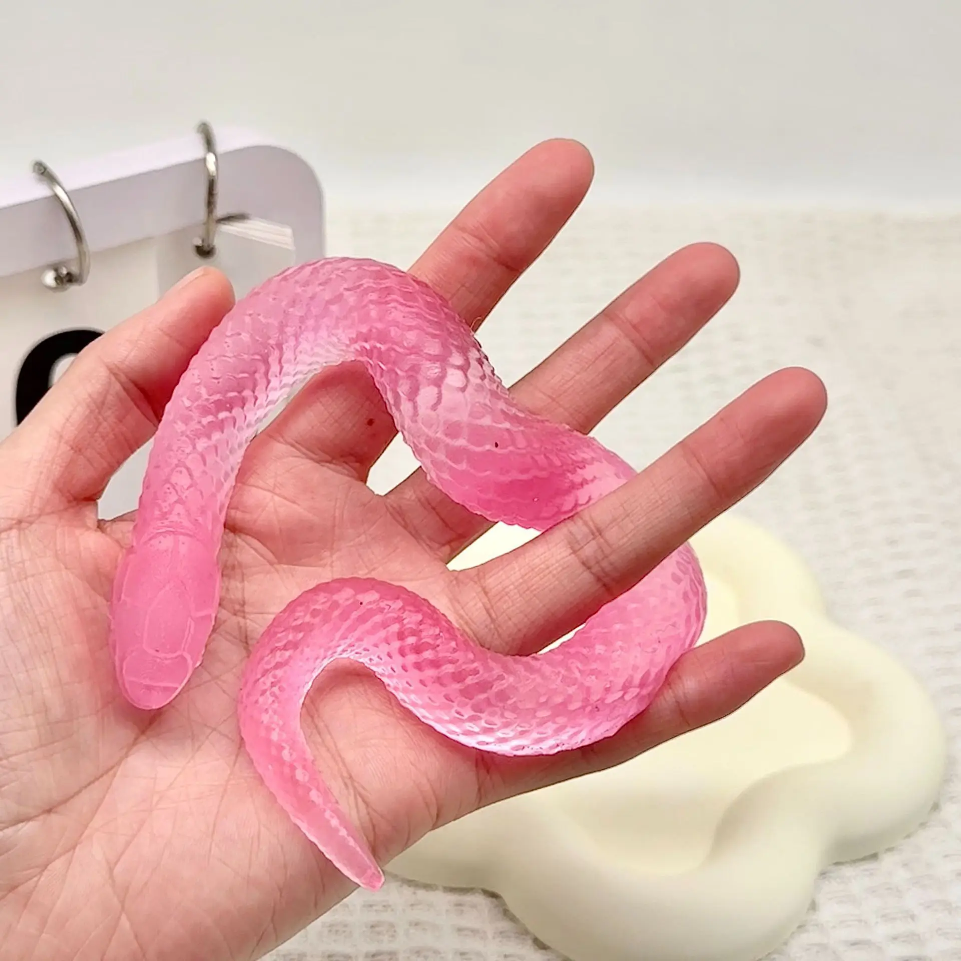 Squishy Snake Stress Ball Stretchy Fidget Toy for Adults Kids, Squishies Hand Therapy Sensory Toys for Anxiety Relief ADHD Gifts