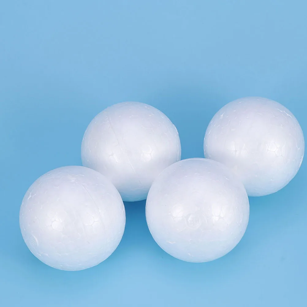 100 قطعة كرات رغوة بيضاء DIY الحرف الزفاف ديكور حفلة مهرجان كرات لوازم الديكور الكرة كرة الزفاف ديكور #6
