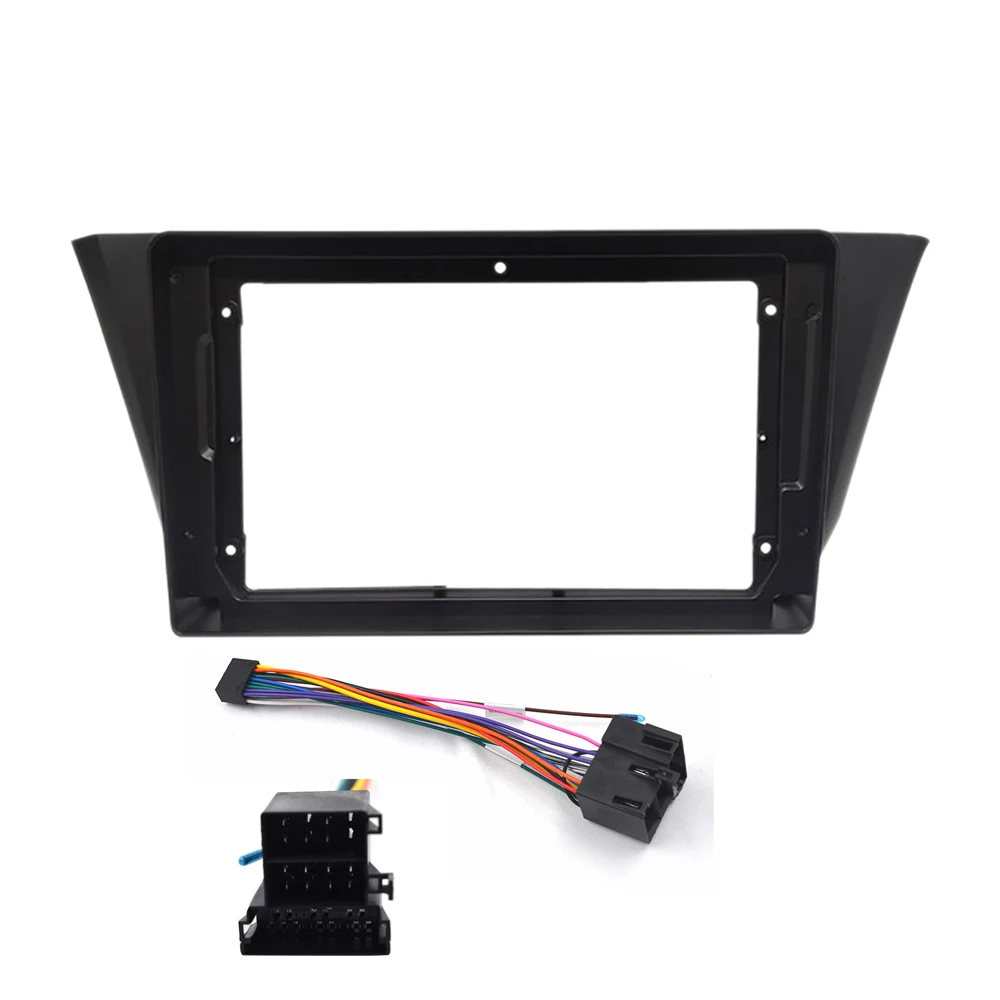 2din -1Din Car DVD Frame Audio Fitting Adaptor Dash Trim Kits Facia Panel 9 inch For Iveco Daily 2014+ Double Din Radio Player