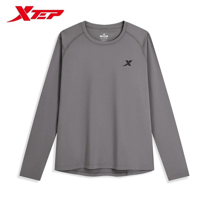 Xtep Pullover Hoodie For Men 2024 Autumn Comfortable Soft Sweatshirt Leisure Athletic Outdoor Long sleeves Tops 876329030011