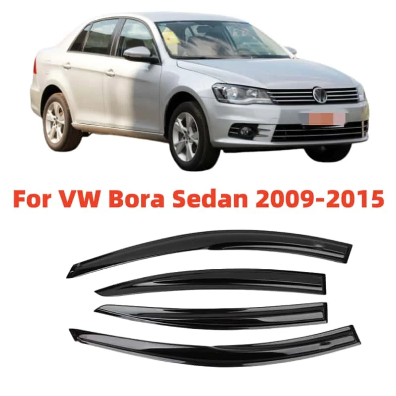 

For Volkswagen VW Bora Sedan 2009-2015 Window Visors Rain Guard Side Vent Deflector Weathershield Moulding Trim Cars Accessories