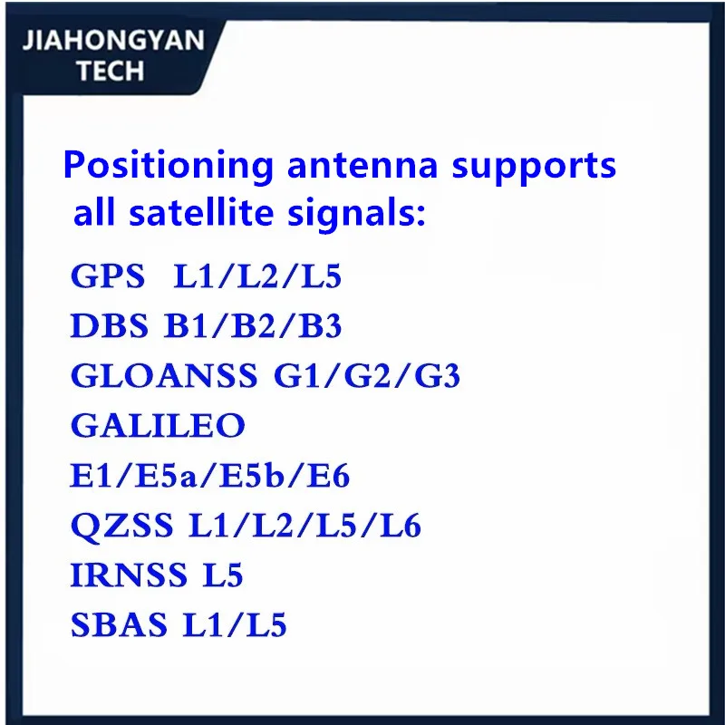 RTK/RTD High precision GNSS four star Full frequency L1L2L5 land survey differential vehicle Beidou positioning antenna