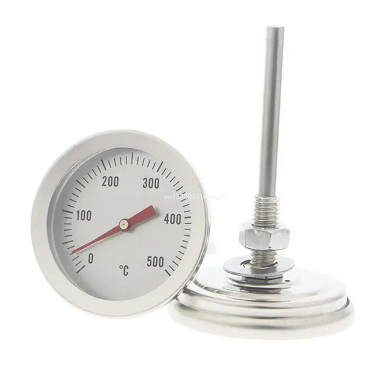 Barbecue Charcoal Grill Pit Thermometer for Barbecue Cooking Beef Pork Lamb Dropship