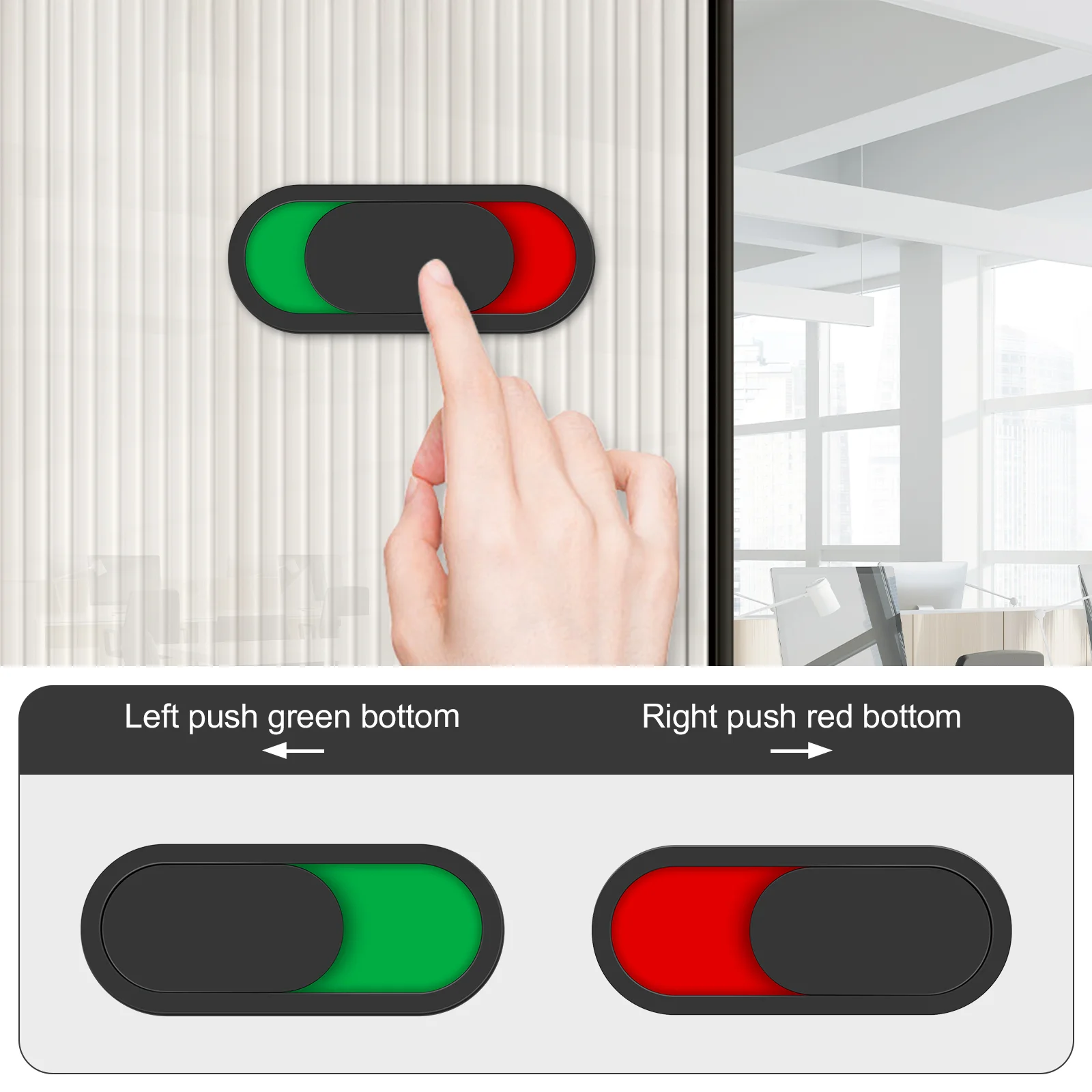 2 Pcs ID Plate Occupied Sign for Office Toilet Sticker Disturb Signboard Bathroom Accessory Hanging Artificial