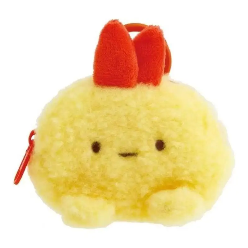 Kawaii Sumikko Gurashi Plush Doll Wallet New Japanese Anime Cartoon Character Key Backpack Zipper Decoration Toy Friend's Gift