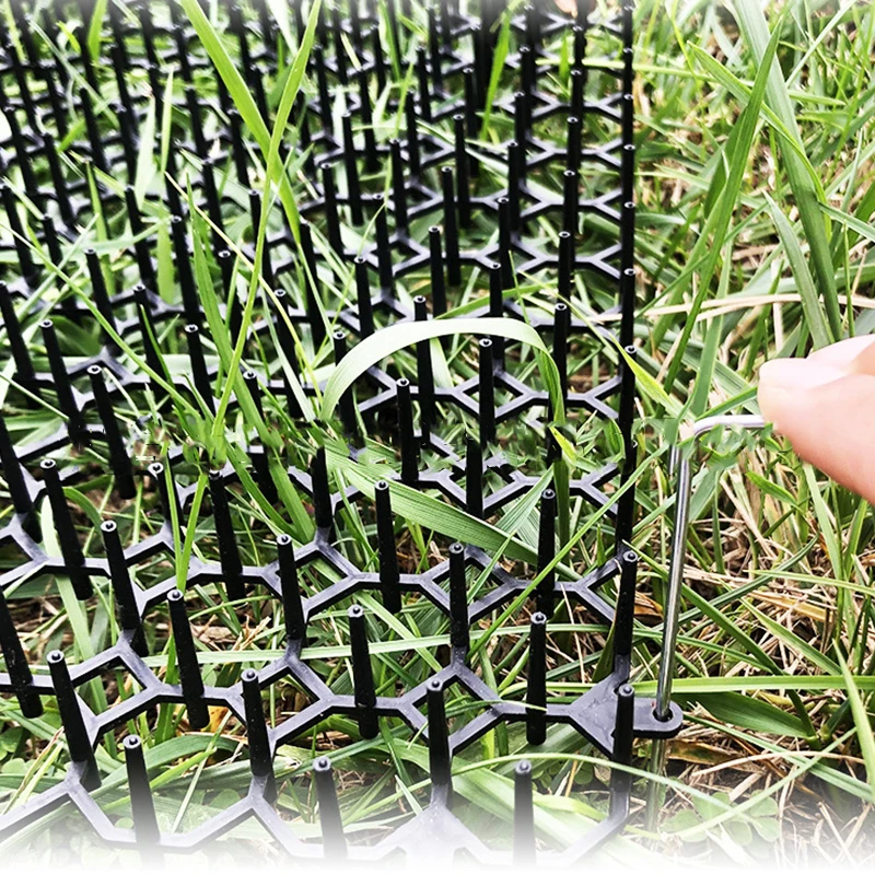 2Pcs Garden Prickle Strip Dig Stop Cat Repellent Deterrent Mat Spike Bird Repellent Thorn Spikes Net Fence Anti-Bird Device