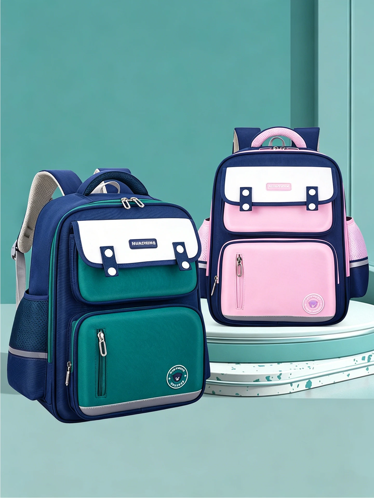 large-capacity-school-bag-for-boys-primary-school-students-lightweight-shoulder-backpack-high-aesthetic-value-blue-color