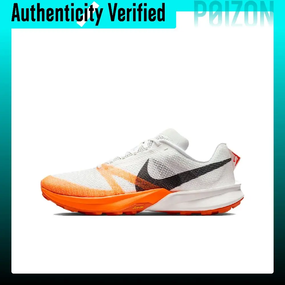 Nike Kiger 10 Trail Running Shoes Men's Black White Orange FV3929-101
