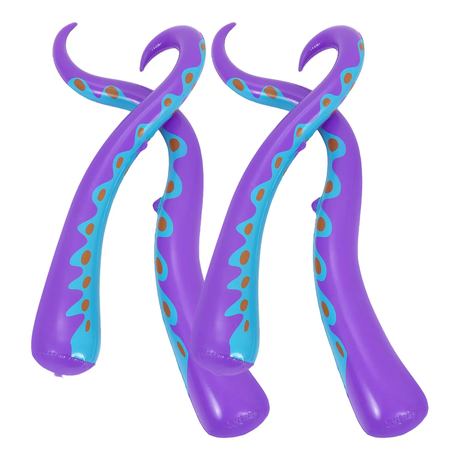 4Pcs Inflatable Octopus Tentacles for Windows Halloween Prop Reusable Blow Up Decoration Easy Install Giant Party Supply
