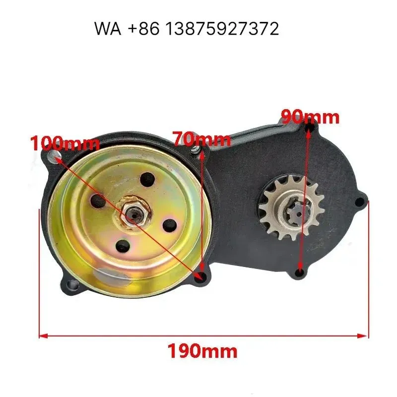 Wmwmnu for 11T 14T 17T 20T Tooth T8F 47cc 49cc Dual Chain Clutch Gear Box 2 Stroke Engine Gearbox for Mini Moto Dirt Bike