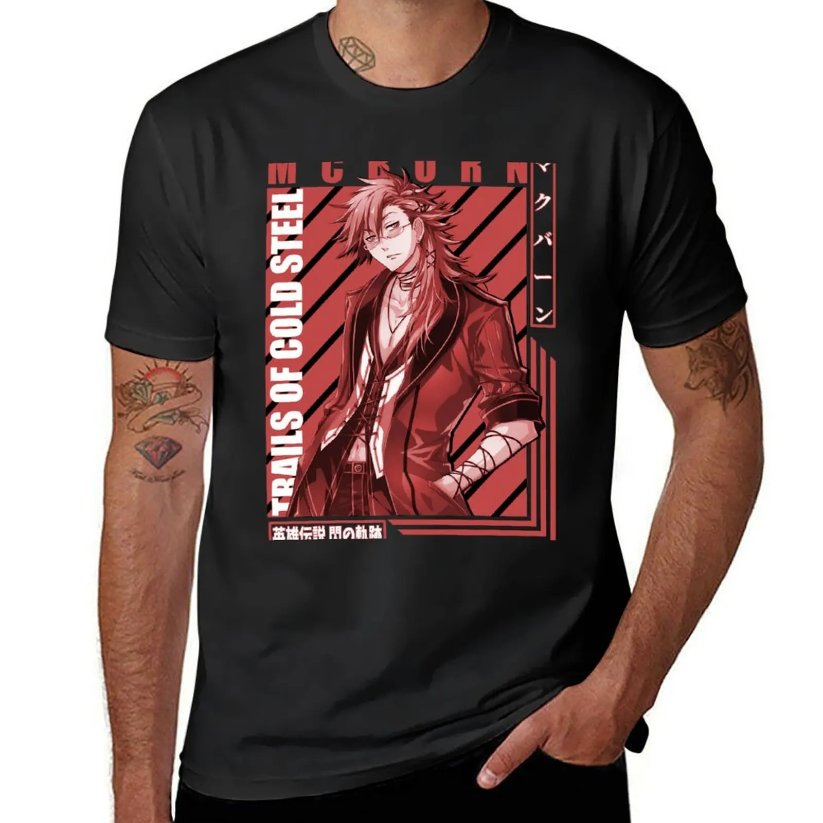 Redmcburn character kiseki T-Shirt summer tops heavyweights Men's t-shirt