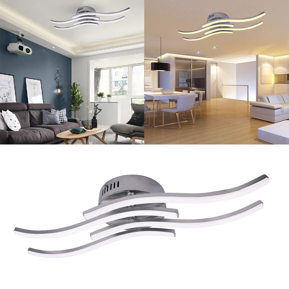 Creative18W 24W  LED Ceiling Lights AC85-265V Surface Mounted Modern Ceiling Lamps for Bedroom Living Room Interior Lighting