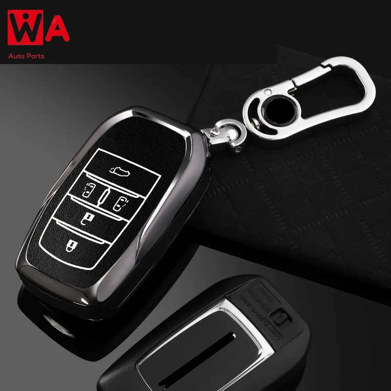 Car Remote Fob Key Case Key Shell Key Cover For Toyota Alphard VELLFIRE 2012 PREVIA 2018 Genuine