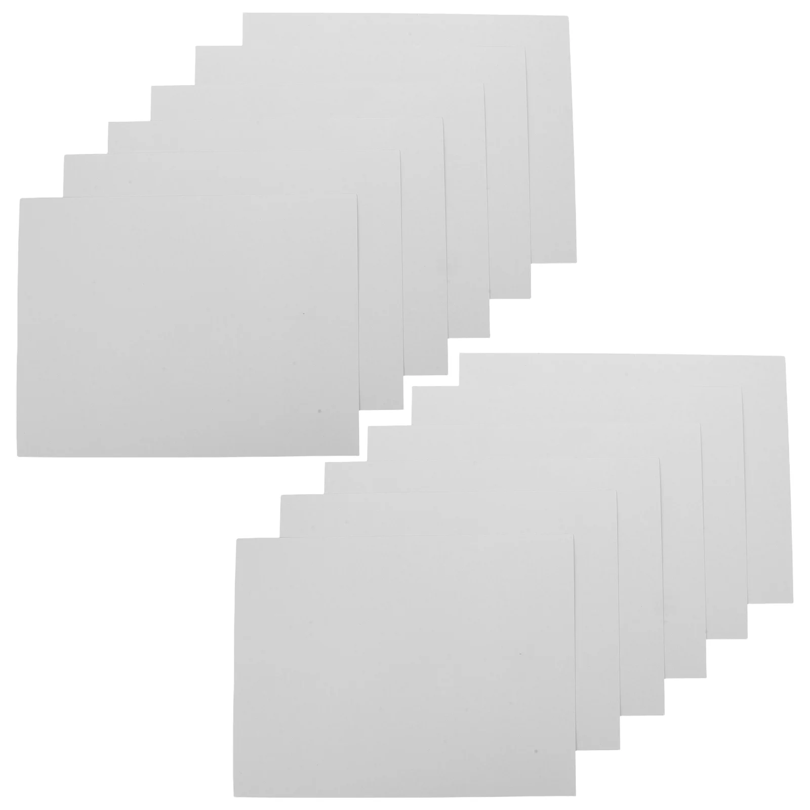 100개 화이트 11X8인치 종이 셔츠 폼 인서트 드레스 셔츠 지지대 티셔츠 접기 포장 여행 의류 디스플레이용