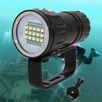 ZK30 Diving Photography Fill Torch High Power Rechargeable Led Flashlight Lanterna Self Defense Lighter Olight Power Bank