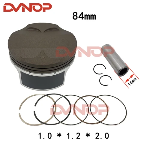 Комплект поршневых колец двигателя мотоцикла 84 мм для NC250 NC300 ZONGSHEN ZS177MM NC 250cc Обновление 300cc