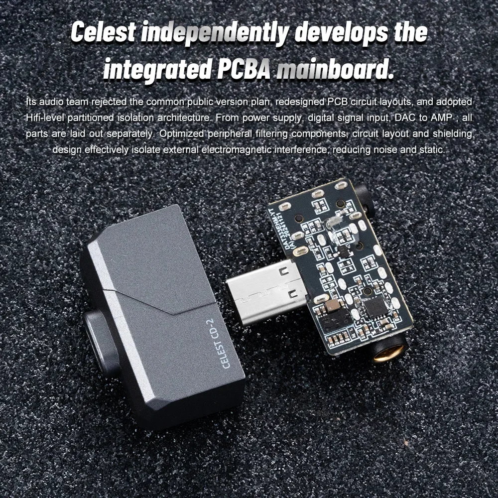 Portable USB-C to 3.5mm/4.4mm DAC Headphone Amplifier