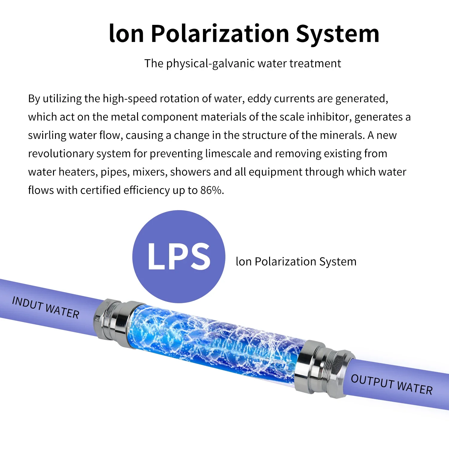 إزالة الترسبات بالمياه الخالية من الملح للمنزل بأكمله، نظام منقي المياه، يمنع المقياس المدمج على سخانات المياه والمرحاض والغلايات