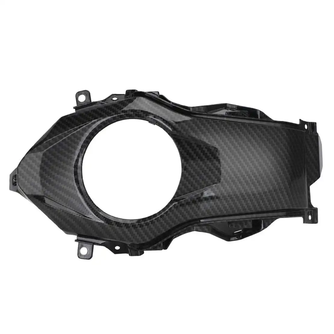Black Carbon Fiber Texture Plastic Fuel Gas Tank Cap Cover Fairing Fit for Honda Grom 125 MSX125 2016 2017 2018 2019 2020