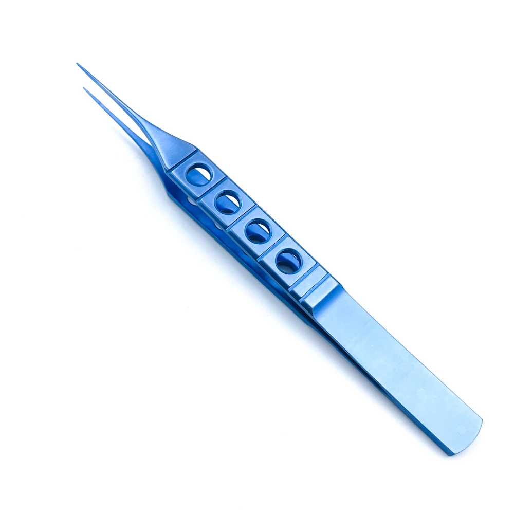 115mm Titanium Straight Tooth Forceps Ophthalmic Training Instrument