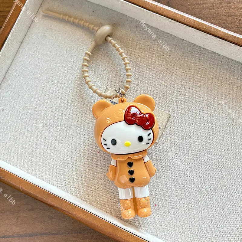 

Новый мультфильм Hello Kitty, модный рюкзак, подвеска, брелок, милые и милые аксессуары для кукол из ПВХ, игрушки для мальчиков и девочек, подарок на день рождения