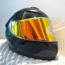 Carbon Fibre Colour DOT Men women Motorcycle helmets Four Seasons are safe in Four Seasons Knights motorbike Colorful helmets