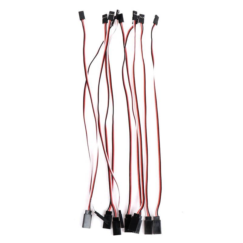 Cable de extensión Servo de 30cm, 10 Uds., para RC Futaba JR macho a hembra