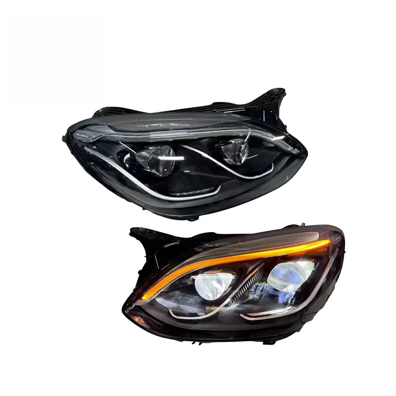 

Светодиодные фары для Mercedes-Benz SLK R172 (2017-2018), 12В, оригинальные, Plug and Play