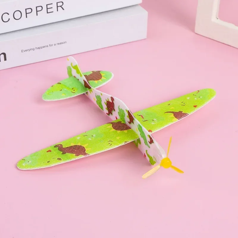 1pcs 3D DIY Hand Throw Flying Airplane Toys Glider Planes Foam Aeroplane Children Kids Gift Handmade Flying Airplane Toys