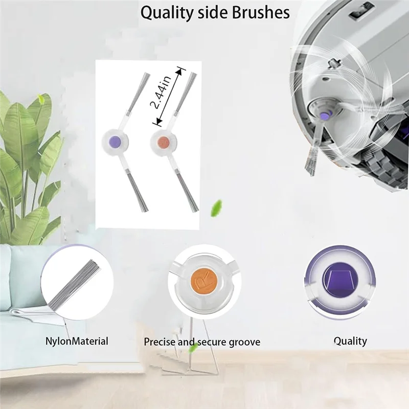 ABVJ-Per accessori di ricambio Narwal Freo Z Ultra/X Ultra: spazzola principale, filtro HEPA, spazzola di pulizia per robot aspirapolvere