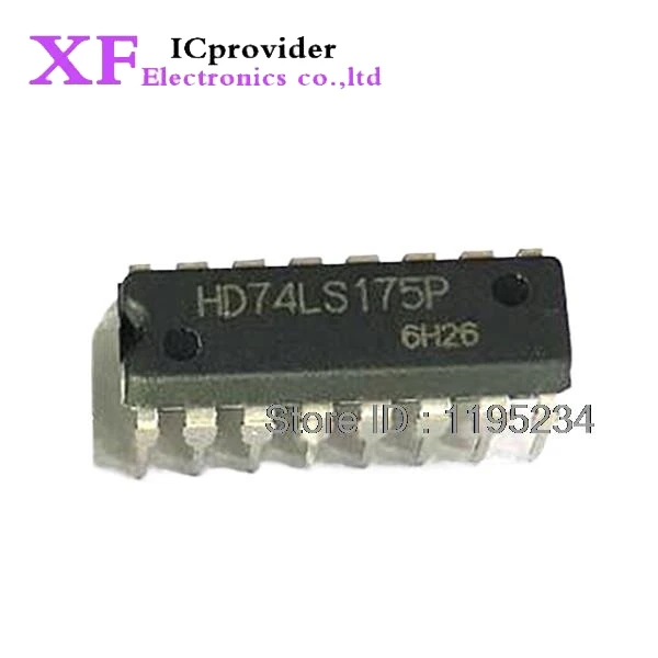 50pcs/lot HD74LS175P HD74LS175 74LS175 DIP16 IC best quality