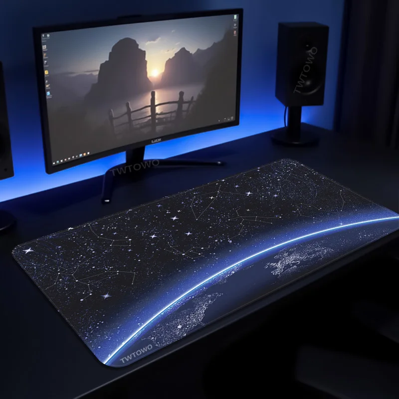 Mouse Pad Cosmic Space Starry Sky Gamer printon demand Home Mousepad XXL MousePads keyboard pad Soft Gaming laptop Table Mat