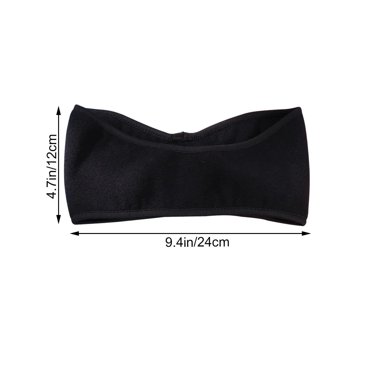 Unisex Fleece Ear Warmer Headband Winter Thermal Soft Breathable Lightweight Anti Static Full Coverage for Snowboarding Skiing