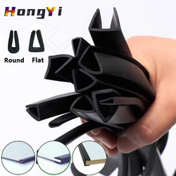 1M Rubber Edge Strip U Type Channel Rubber Seal Strip Metal Sharp Edge Protector, Glass Table Edging Door Edge Guard Seal Strip