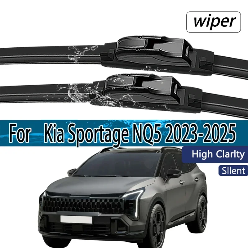 

Suitable for Kia Sportage NQ5 2023-2025 front windshield wiper blade 2 pieces of windshield window accessories