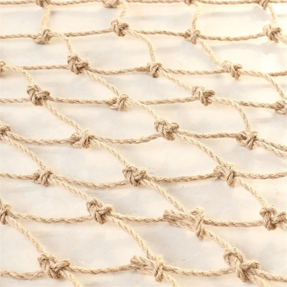 Hemp Ropes Net for Plant Support - Jute Trellis Netting for Climbing Plants, Beans, and Fruits 1x5m