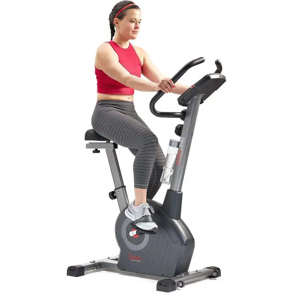 

Велотренажер с датчиком пульса и регулируемым сиденьем для кардиотренировок дома или в спортзале