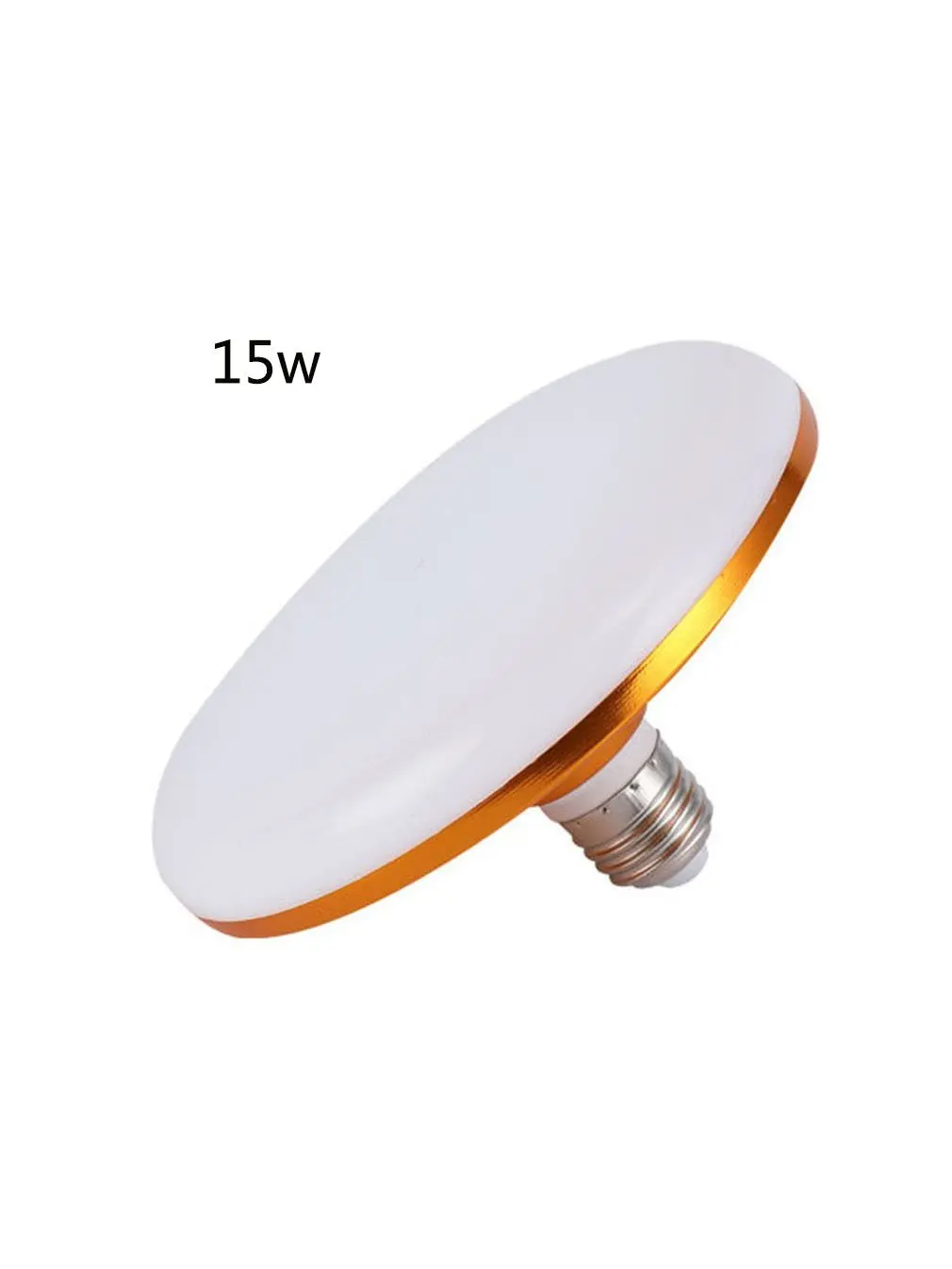 15W E27 lampadina a LED Super luminosa AC 220V UFO LED Light Indoor White Light lampade da tavolo Garage Light Eye Care E27 lampada di illuminazione a LED