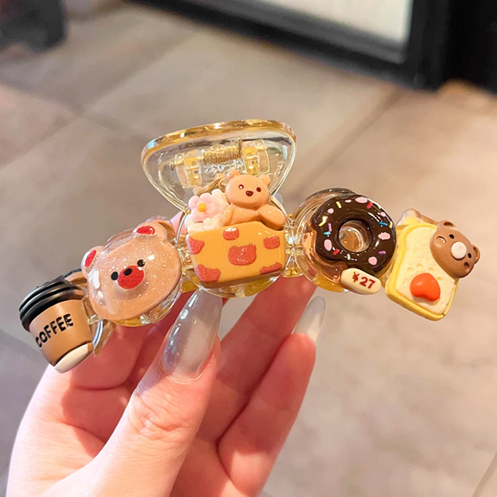 

Compact Hair Clip Cartoon Hair Clip Cute Style Eye-Catching Colors Reliable Materials Compact Portable Hair Clips Tiara
