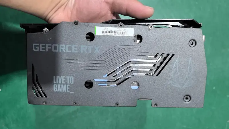 Original Radiator Cooler for ZOTAC RTX3060 Video Card with Backplate