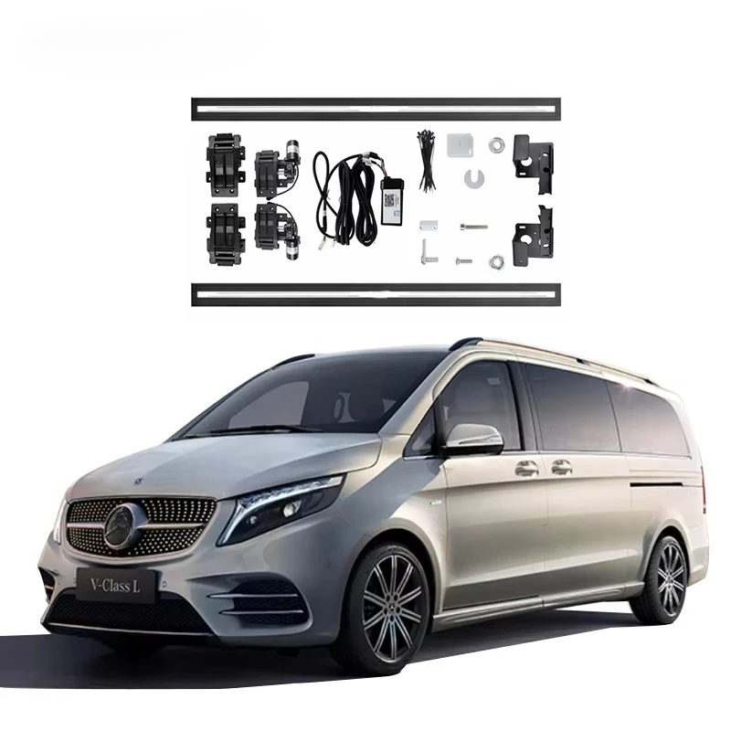 Estribos Eléctricos de Aleación de Aluminio para Automóviles 4X4, Estribo Lateral Eléctrico para Mercedes Benz Sprinter