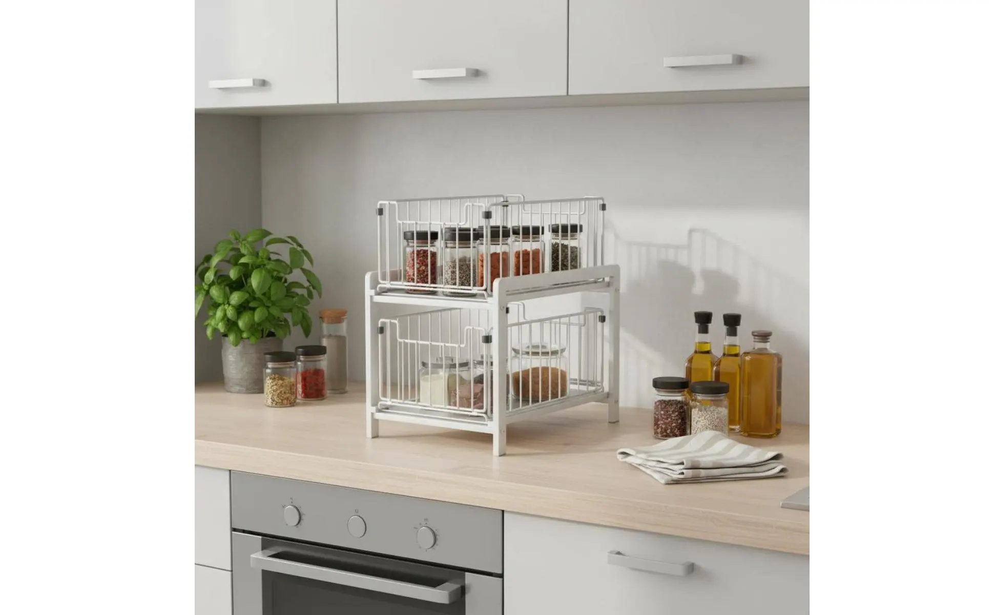 Under Sink Pull Extendable Shelf Versatile Under Sink Storage Shelf Cabinet Sliding Drawer Rack Sturdy Construction for Kitchen Under Sink Pull Extendable Shelf Versatile Under Sink Storage Shelf Cabinet Sliding Drawer Rack Sturdy Construction for Kitchen