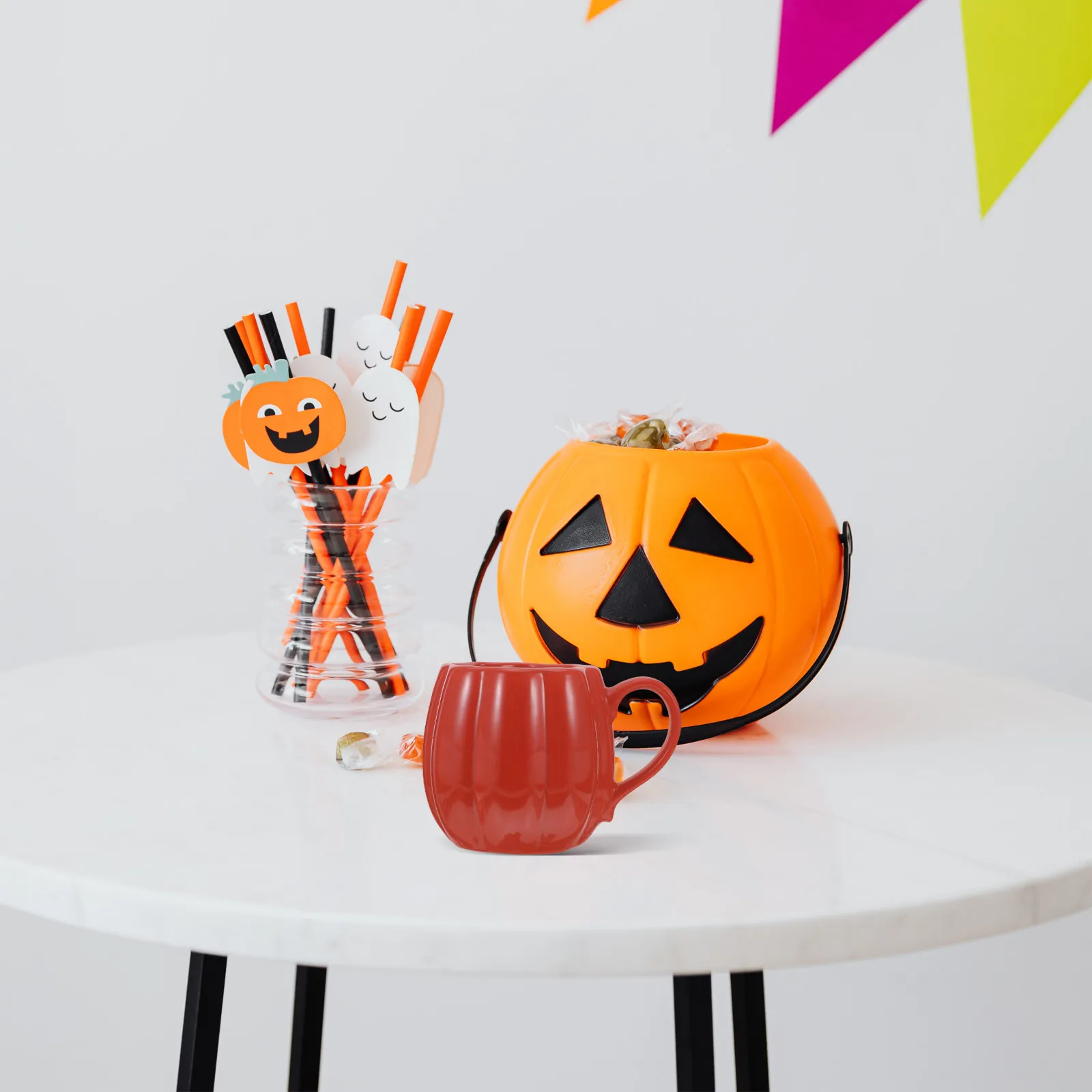 Ceramic Pumpkin Mug 350Ml Halloween Themed Coffee Cup for Home Office Use Fall Pumpkin Face Mug Microwave Safe Drinkware