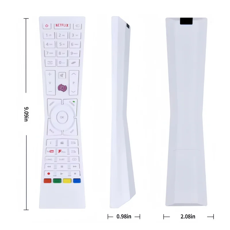 RM-C3232 Universal Remote Control for JVC TV Models LT-32C671 LT-49C770 LT-32C670 Battery-Powered Infrared IR Replacement Contro